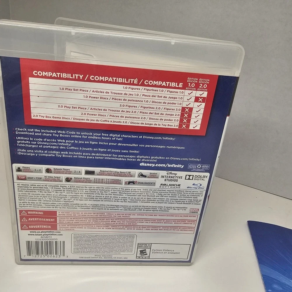 Disney Infinity (2.0 Edition) (Sony PlayStation 3, 2014) PS3 Complete TESTED CIB